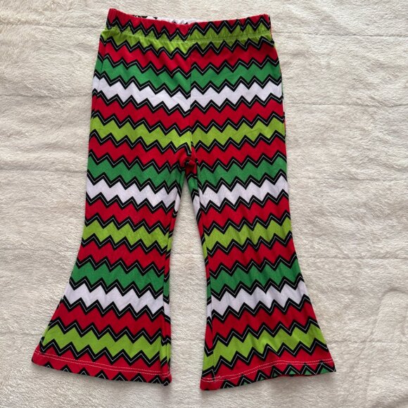 Rare Too Toddler Baby Christmas Outfit Pullover Top + Flared Pants - 24 Months - Picture 5 of 6